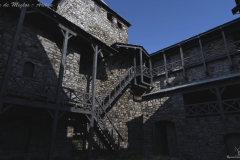 Hypothèse de reconstruction château de Miglos par Laurent Chanal - © Reconstruction 3D châteaux en ruines