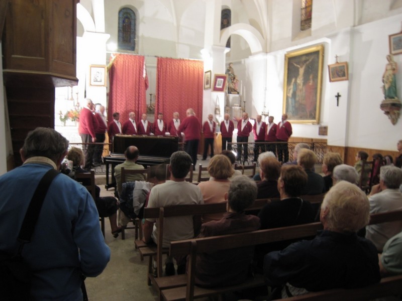 groupe « Que canto », chœur d'hommes de Saint Girons.
